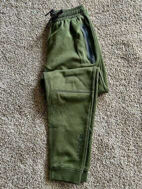 RokFit Olive Green Jogger Sweatpants - Zipper Pocket